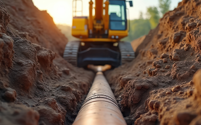 Precision excavation exposing underground networks and utility lines